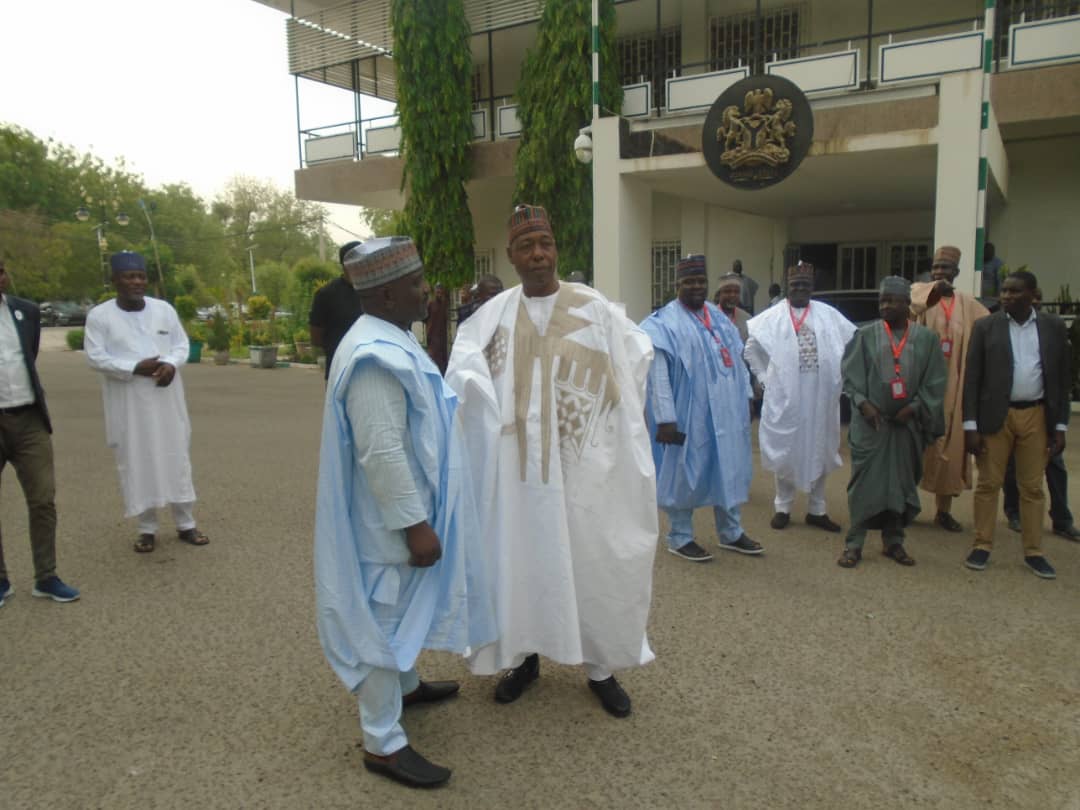 Courtesy Visit to Prof. Babagana Umara Zulum by CBDA Management Team